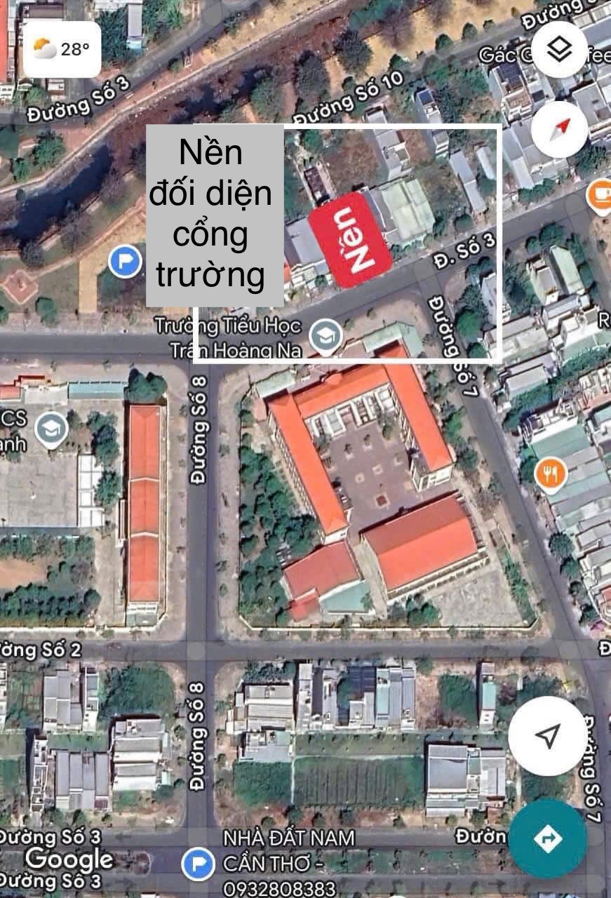 Bán GẤP Nền - MẶT TIỀN - vị trí đẹp✔Đối diện cổng trường Trần Hoàng Na - Ảnh 4