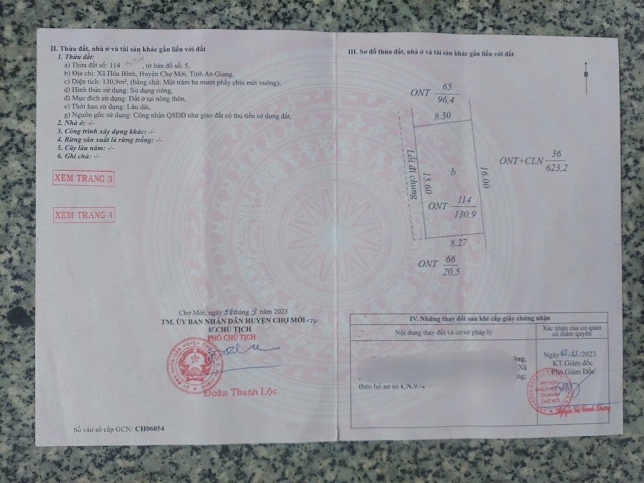 Nhà Chưa hoàn thiện Cần Bán Gấp Giá Rẻ - Cầu Kênh Xáng, Xã Hòa Bình, Huyện Chợ Mới, An Giang - Ảnh chính
