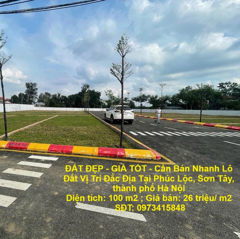 ĐẤT ĐẸP - GIÁ TỐT - Cần Bán Nhanh Lô Đất Vị Trí Đắc Địa Tại Phúc Lộc, Sơn Tây, thành phố Hà Nội - Ảnh chính