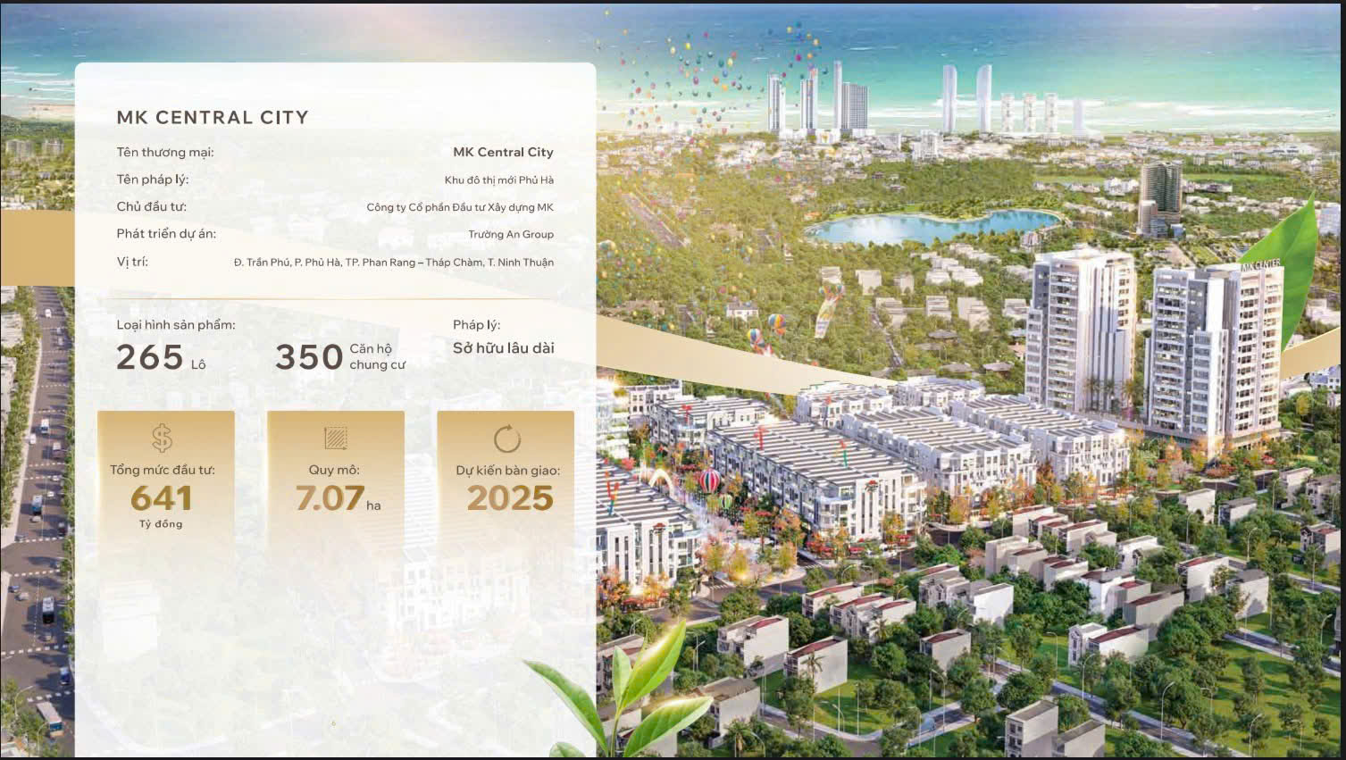 MK CENTRAL CITY – KHU ĐÔ THỊ ĐÁNG SỐNG BẬC NHẤT PHAN RANG - Ảnh chính