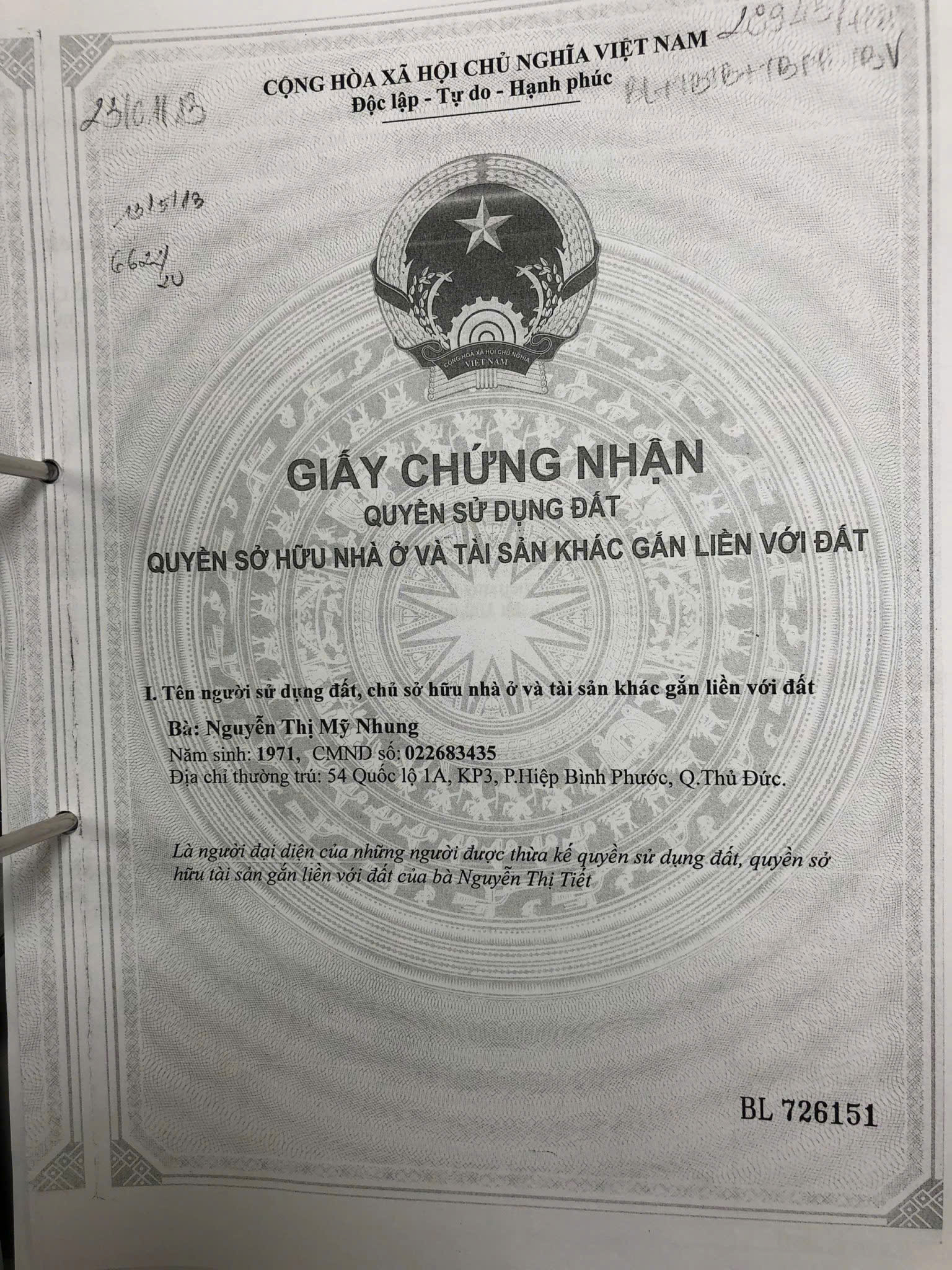 BÁN NHÀ MẶT TIỀN QL1A, HIỆP BÌNH PHƯỚC, DT 100,6M2, SHR, CHỈ 4.9 TỶ. LH:0765659378. - Ảnh 2