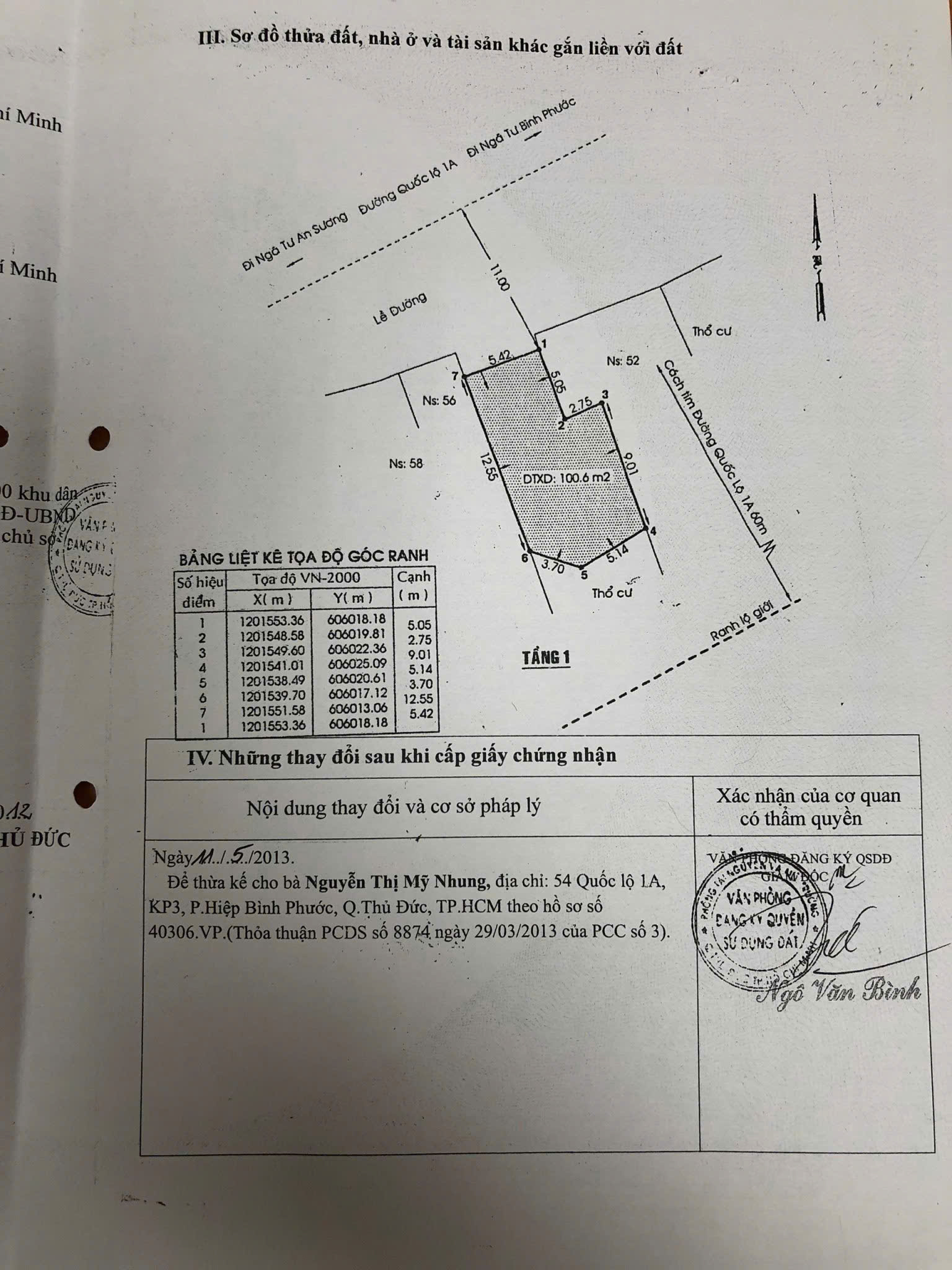 BÁN NHÀ MẶT TIỀN QL1A, HIỆP BÌNH PHƯỚC, DT 100,6M2, SHR, CHỈ 4.9 TỶ. LH:0765659378. - Ảnh 5