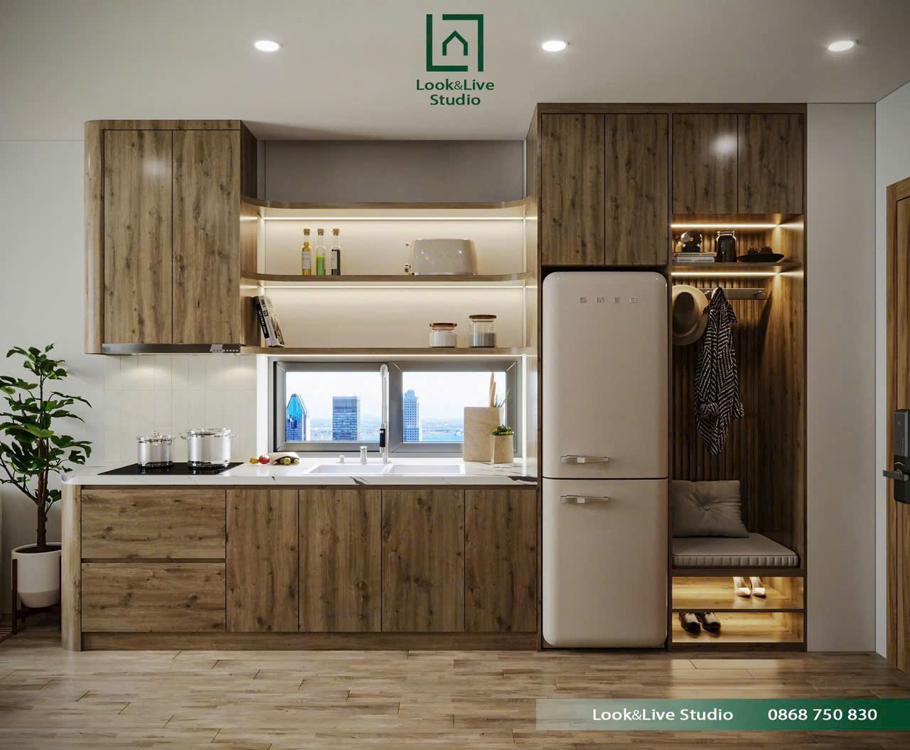 BÁN CĂN HỘ  CC CAO CẤP AZ SKY – KĐT ĐỊNH CÔNG<br>98m² – 3PN – 2WC – Full nội thất – Giá chỉ 6.9 tỷ. - Ảnh 2