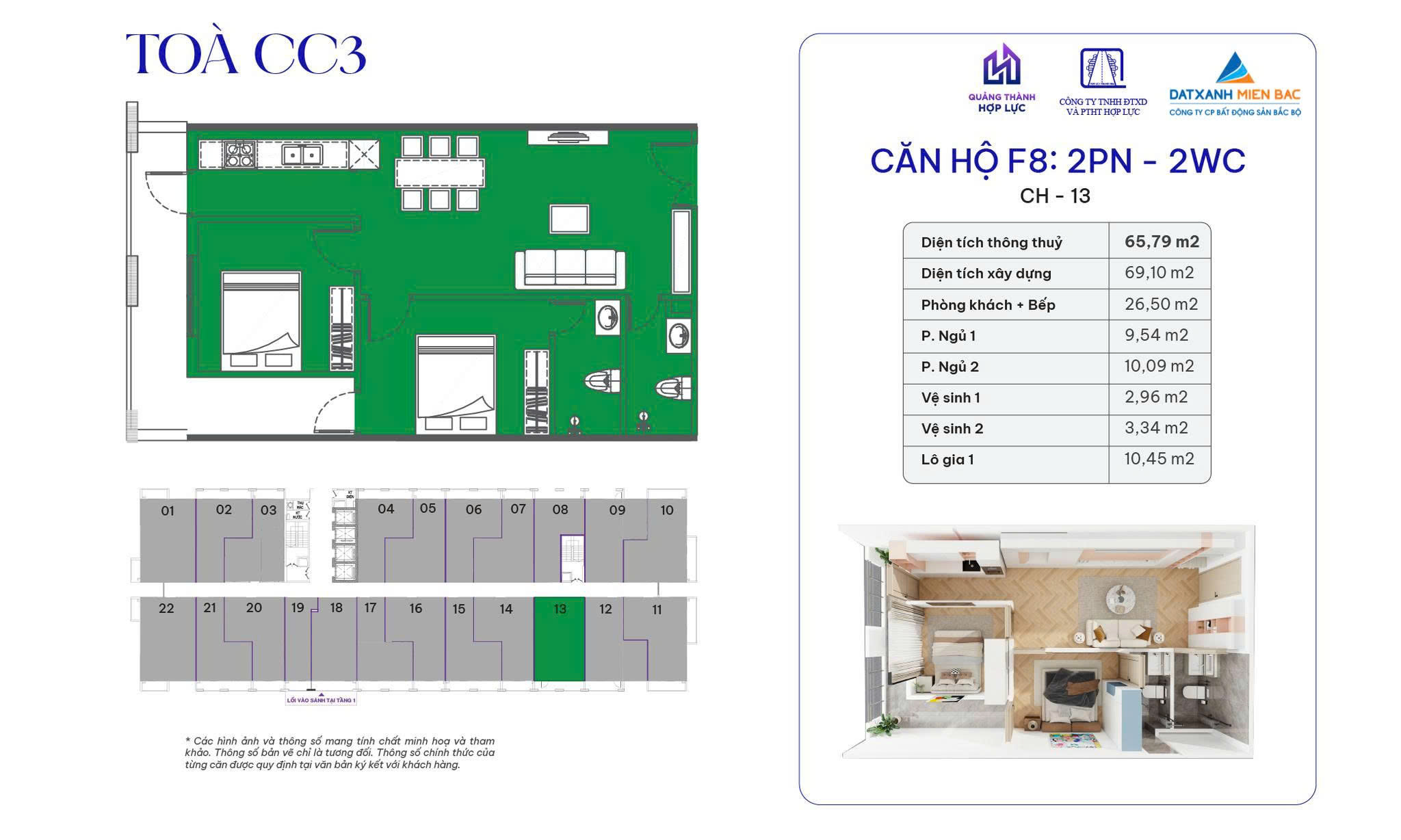 Căn hộ 2 ngủ 2 vệ sinh mới nguyên -1.060 triệu tại Thành phố Thanh Hóa - Ảnh 4