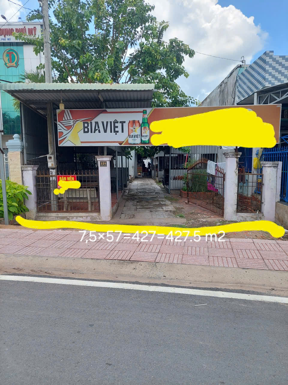 Chính Chủ Bán Nhà 435m2 Mặt Tiền Đường Tôn Đức Thắng, TT Phú Mỹ, Phú Tân, An Giang - Ảnh chính