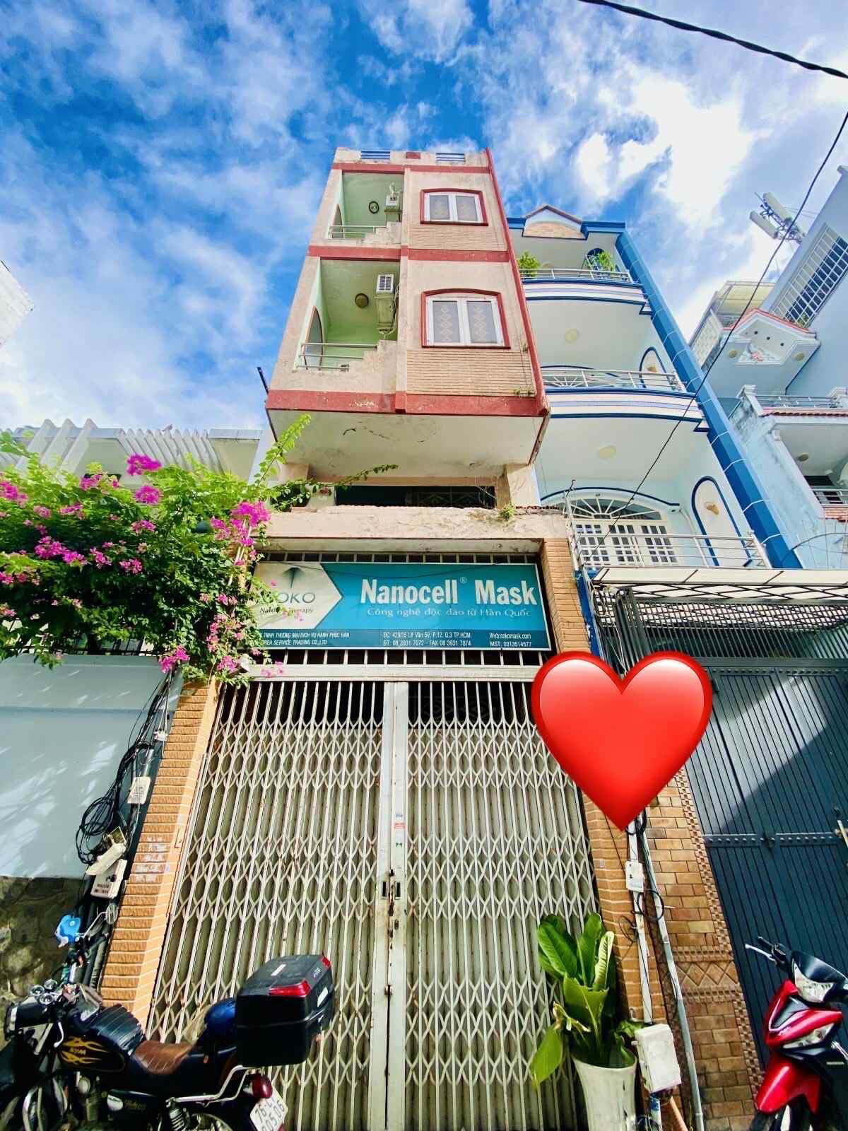 #QUẬN_3]- LÊ VĂN SỸ P12- HẺM KINH DOANH- 5 TẦNG, 9 PHÒNG, 9 WC- HẺM XE TẢI, THÔNG, CHÍNH CHỦ, DIỆN - Ảnh 1
