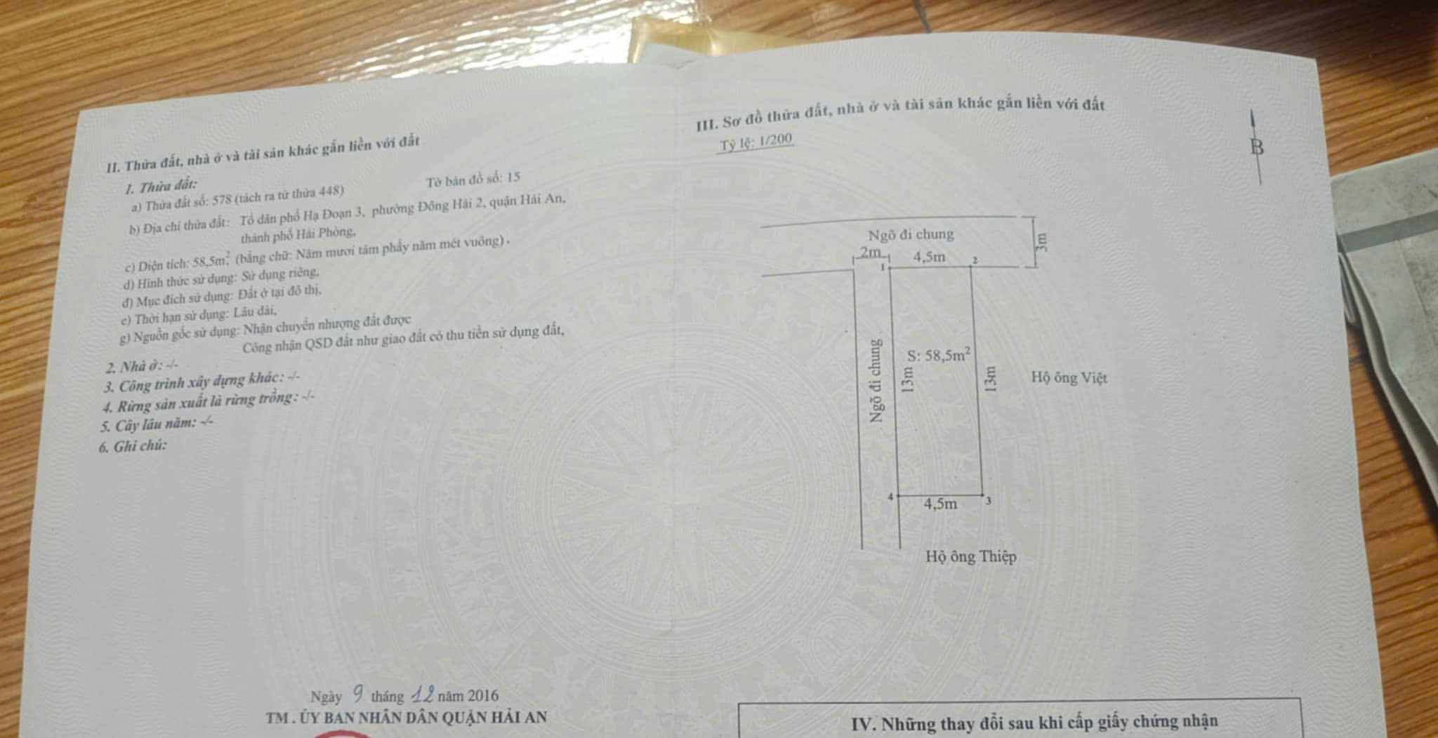 Bán Đất Lô Góc Mặt Ngõ 39 Đông Hải – Hải An, Hải Phòng – Ô Tô Vào Tận Nơi – Sổ Đỏ Chính Chủ - Ảnh 3
