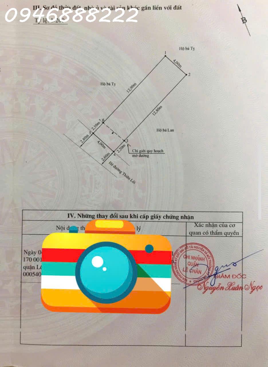 Nhà mặt đường Thiên Lôi , vị trí cực đẹp kinh doanh tốt - Ảnh 3