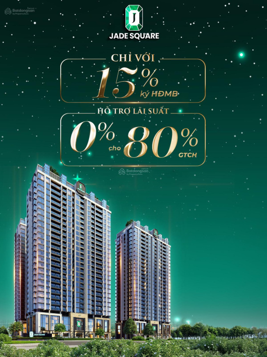 Nhận booking có hoàn lại Jade Square Tây Hồ Tây. Trực tiếp CĐT - Ảnh chính