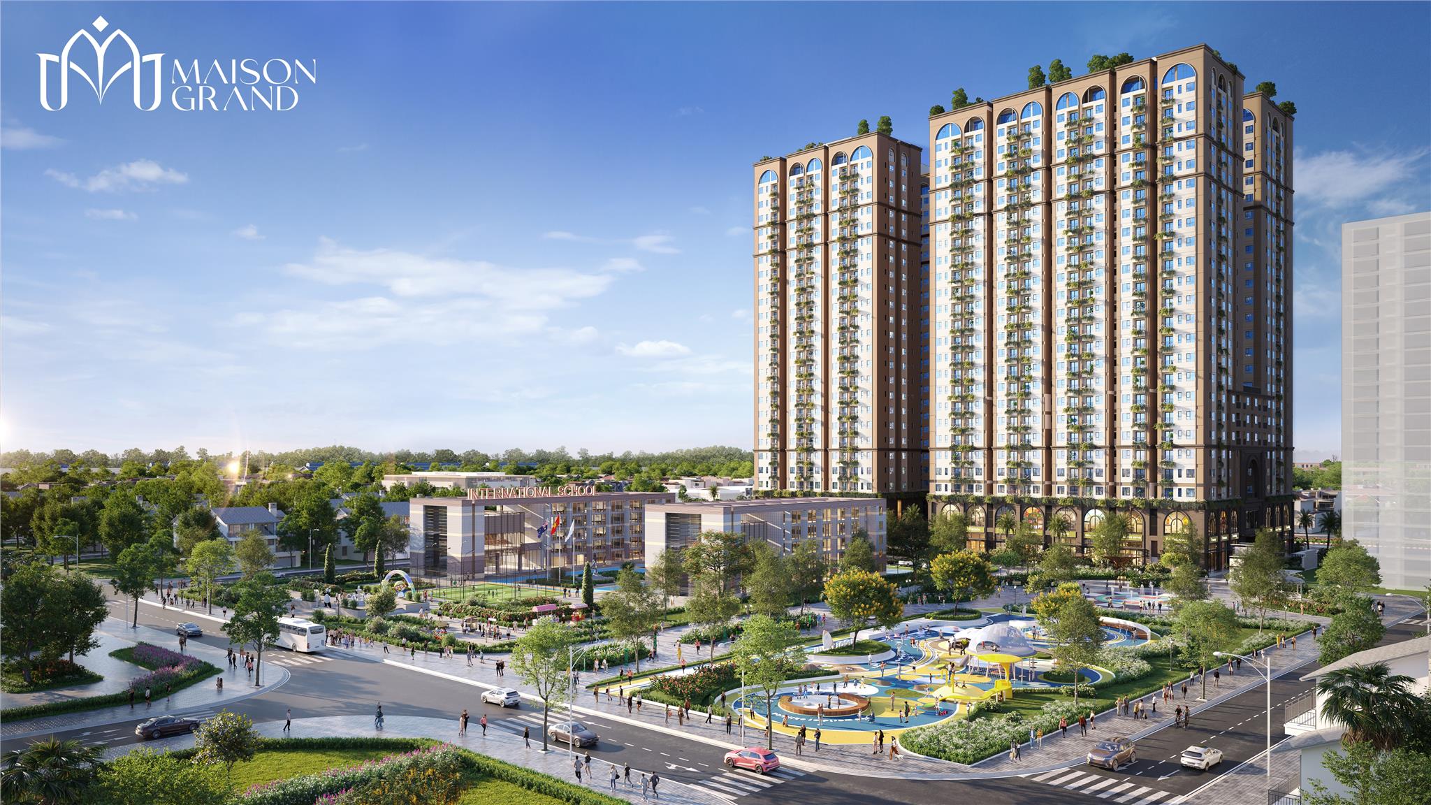 BÁN CĂN HỘ 2PN 56m² – MẶT TIỀN QL51 PHÚ MỸ, MAISON GRAND 1,848 TỶ - Ảnh chính