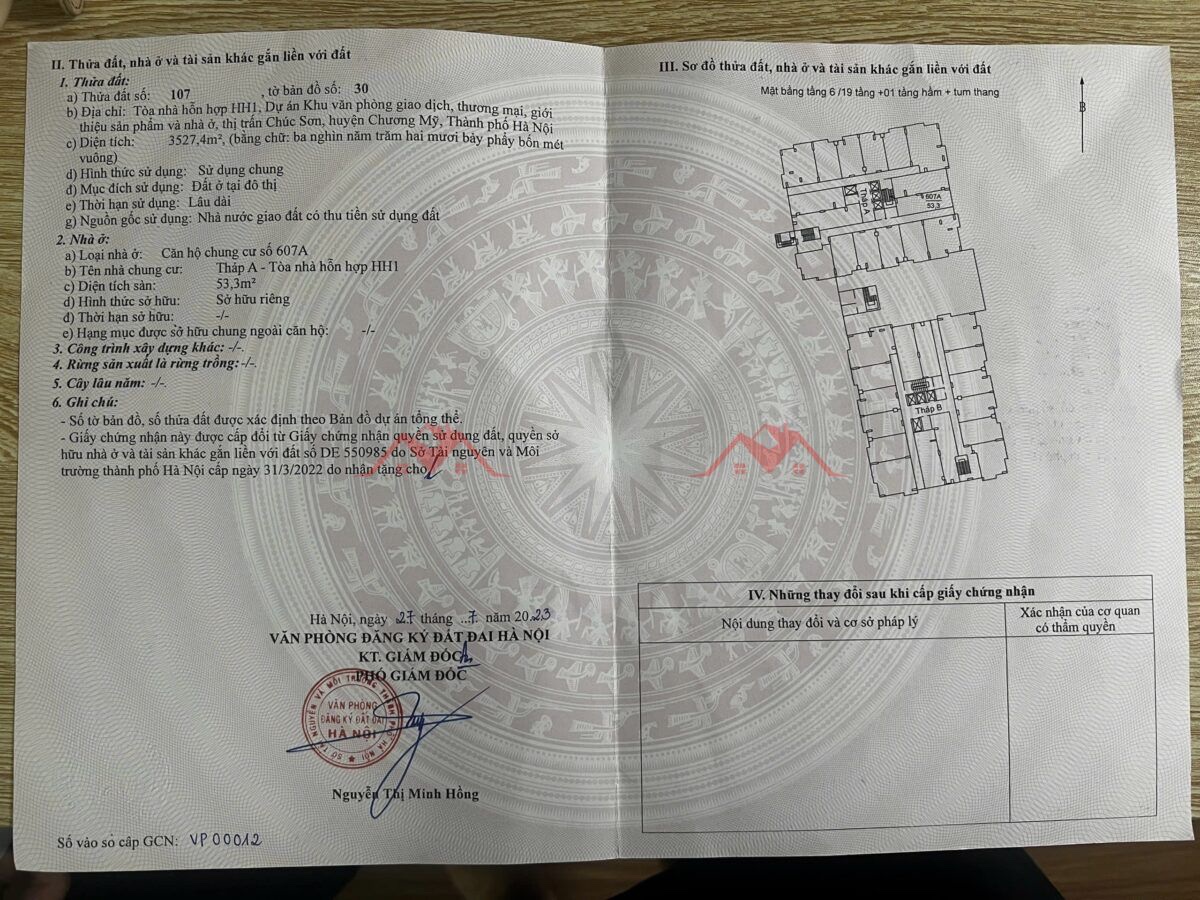 CHÍNH CHỦ CẦN BÁN 53,3M CĂN NHÀ CHUNG 5 CƯ LỘC NINH-TT CHÚC SƠN-CHƯƠNG MỸ-HÀ NỘI - Ảnh 4