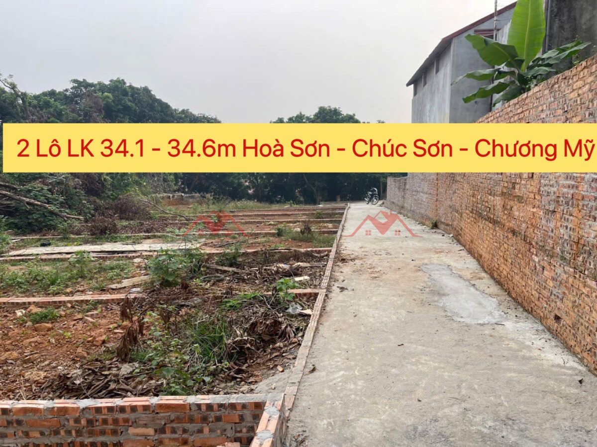 CHÍNH CHỦ CẦN BÁN 2 LÔ ĐẤT 34,1M VÀ 34,6M TẠI TT CHÚC SƠN-CHƯƠNG MỸ-HÀ NỘI - Ảnh chính