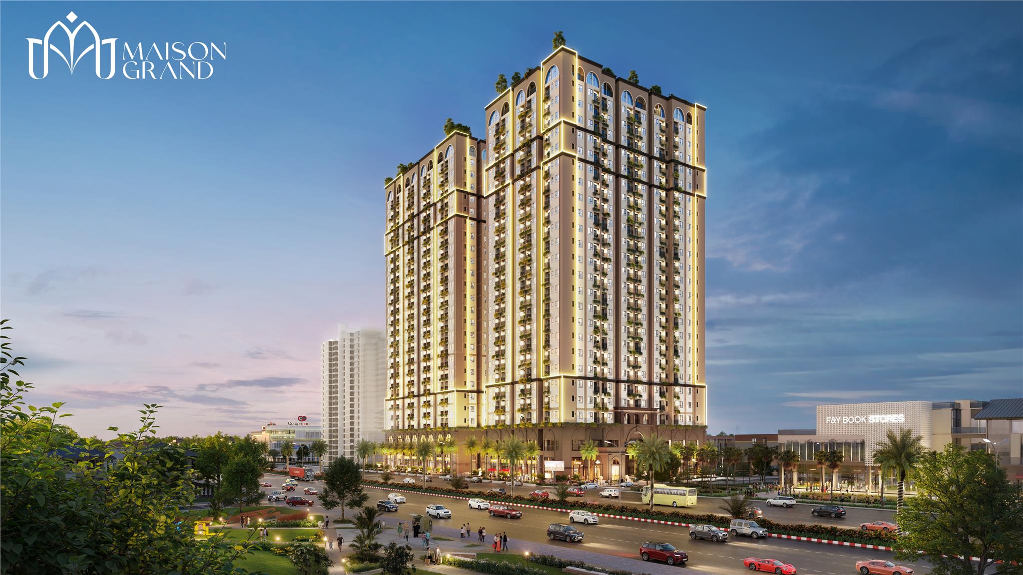BÁN CĂN HỘ 2PN 60m² – TRUNG TÂM CẢNG PHÚ MỸ, MAISON GRAND 1,98 TỶ - Ảnh chính