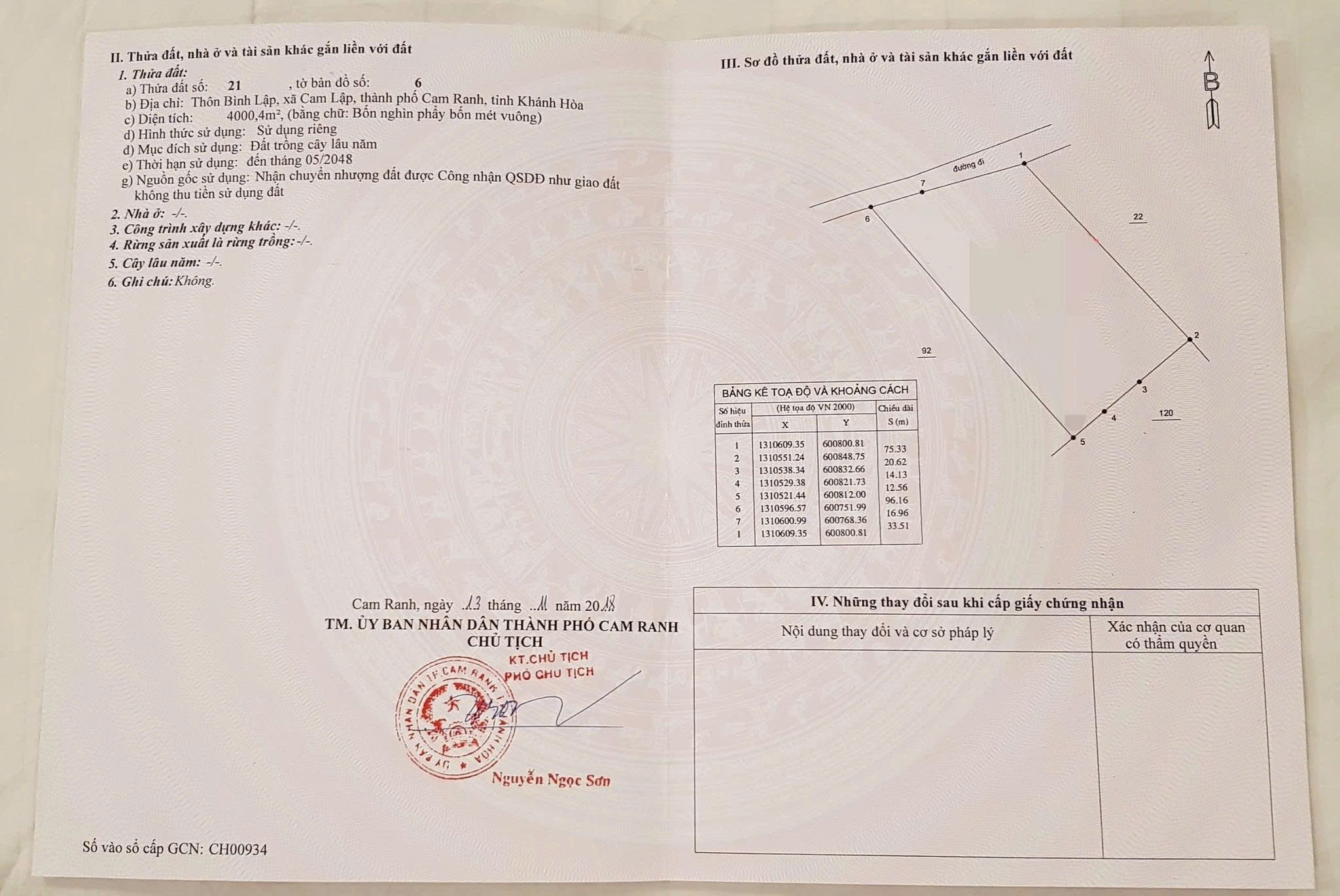 NHÀ ĐẸP – GIÁ TỐT  - CẦN BÁN NHANH CĂN NHÀ  TẠI  XÃ Cam Lập, Cam Ranh, TỈNH Khánh Hòa - Ảnh 1