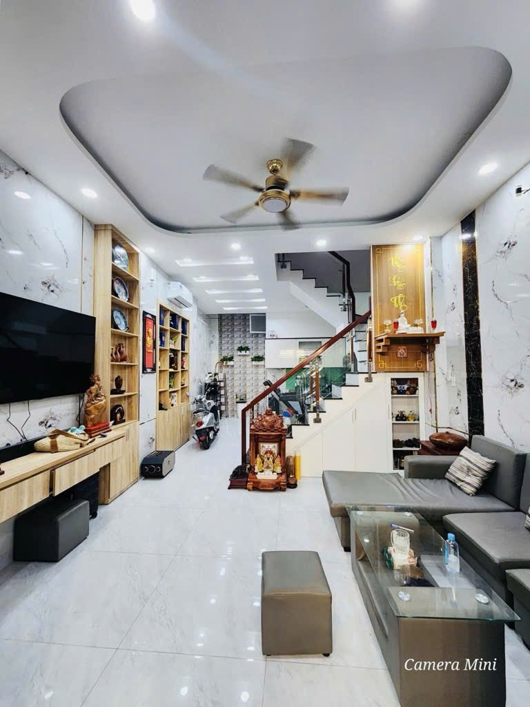 NHÀ ĐẸP B.ÁN - GẦN THỐNG NHẤT & LÊ VĂN THỌ GV - HẺM Ô TÔ - 44M² - 3 TẦNG NHỈNH 5 TỶ - Ảnh 1