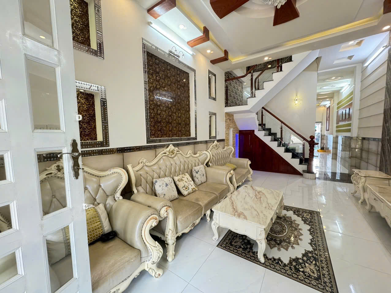 cho thuê nhà 12 triệu An Khánh có nội thất kdc thới nhựt - Ảnh 1