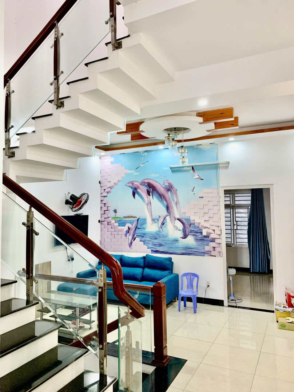 ♣ Cho Thuê Nhà cạnh MT Hoàng Diệu 80m2, 4 tầng chất lừ, 4PN, sân thượng Chill, 12tr/th - Ảnh 1