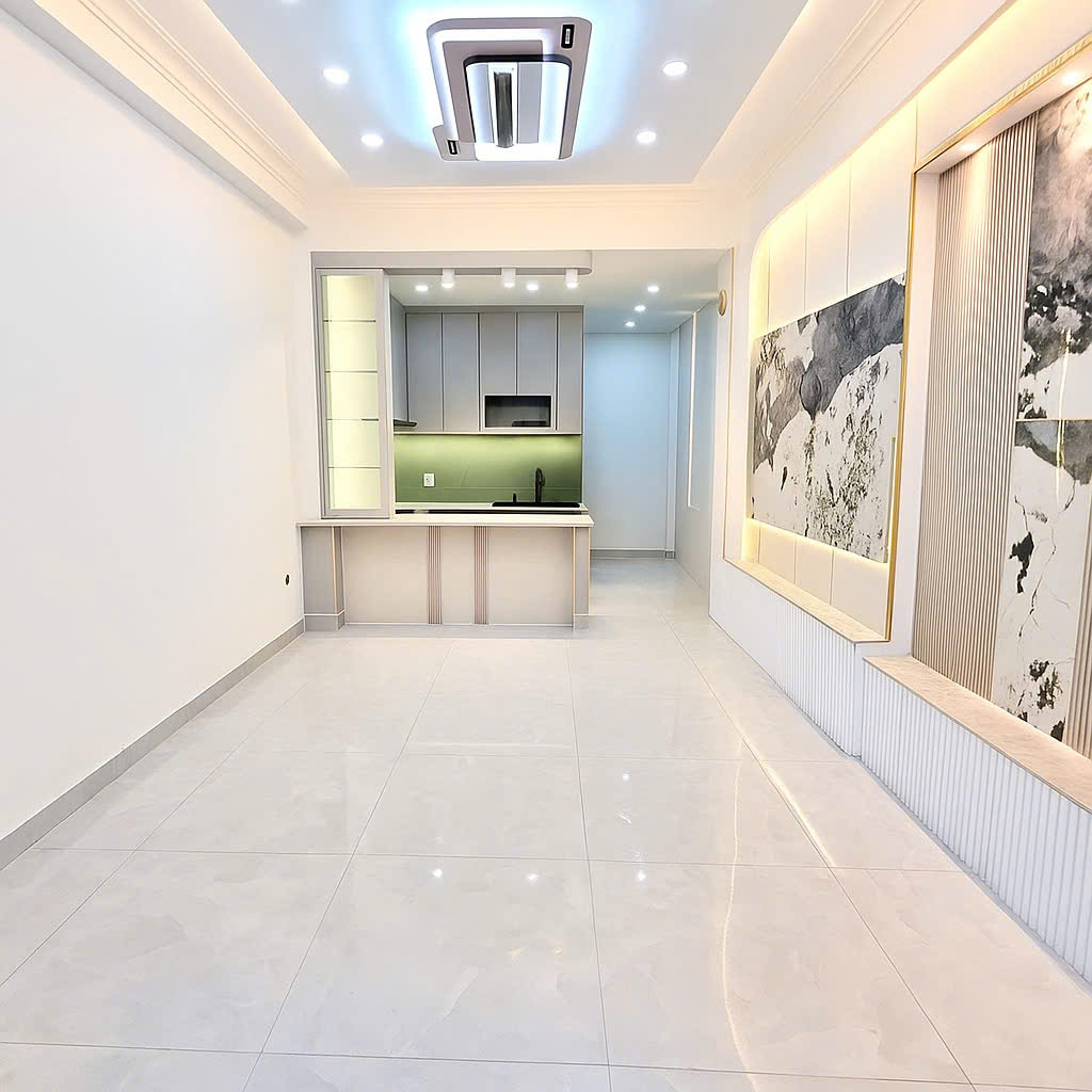 5 Tỷ nhỉnh- Hoàng Diệu Quận 4- nhà mới 100% ngang hơn 4m- 3 tầng 3 phòng đủ nội thất. VŨ 0933910039 - Ảnh chính