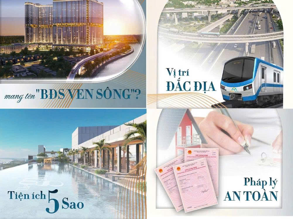 The Gió Riversude - căn hộ 3 mặt giáp sông nằm ngay Metro và Xa Lộ Hà Nội do CĐT An Gia phát triển. - Ảnh 1