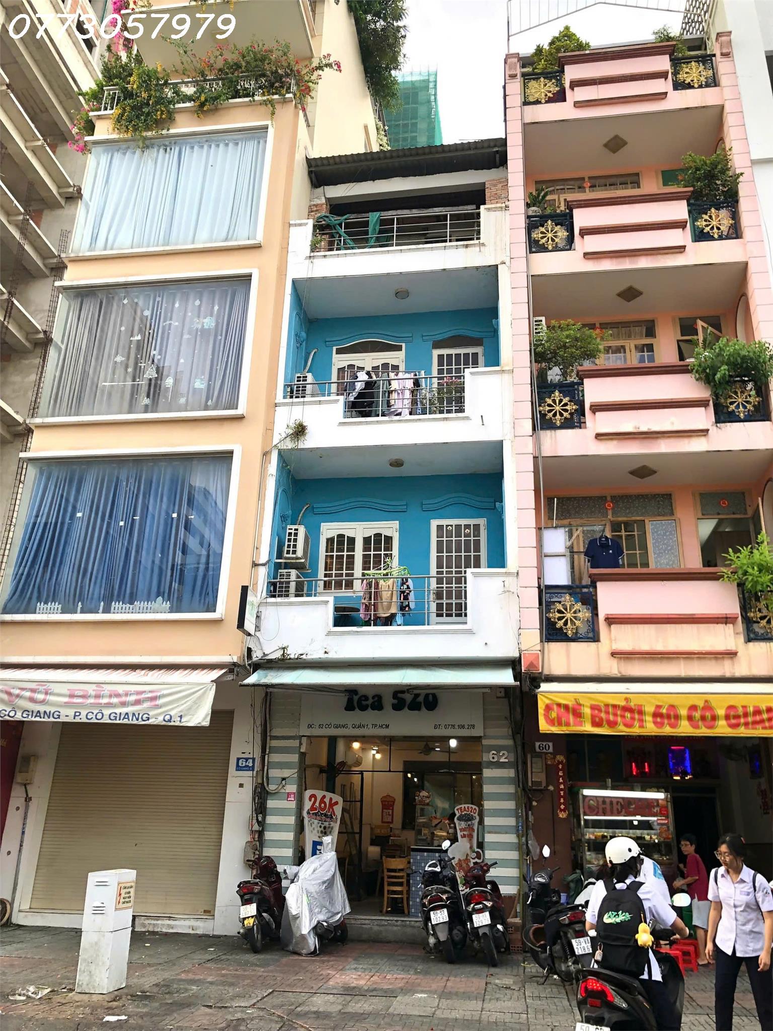 BÁN NHÀ MẶT TIỀN CÔ GIANG, Q.1 5X20M, 5 TẦNG, HĐT 45TR/THÁNG, BÁN 31TỶ - Ảnh chính