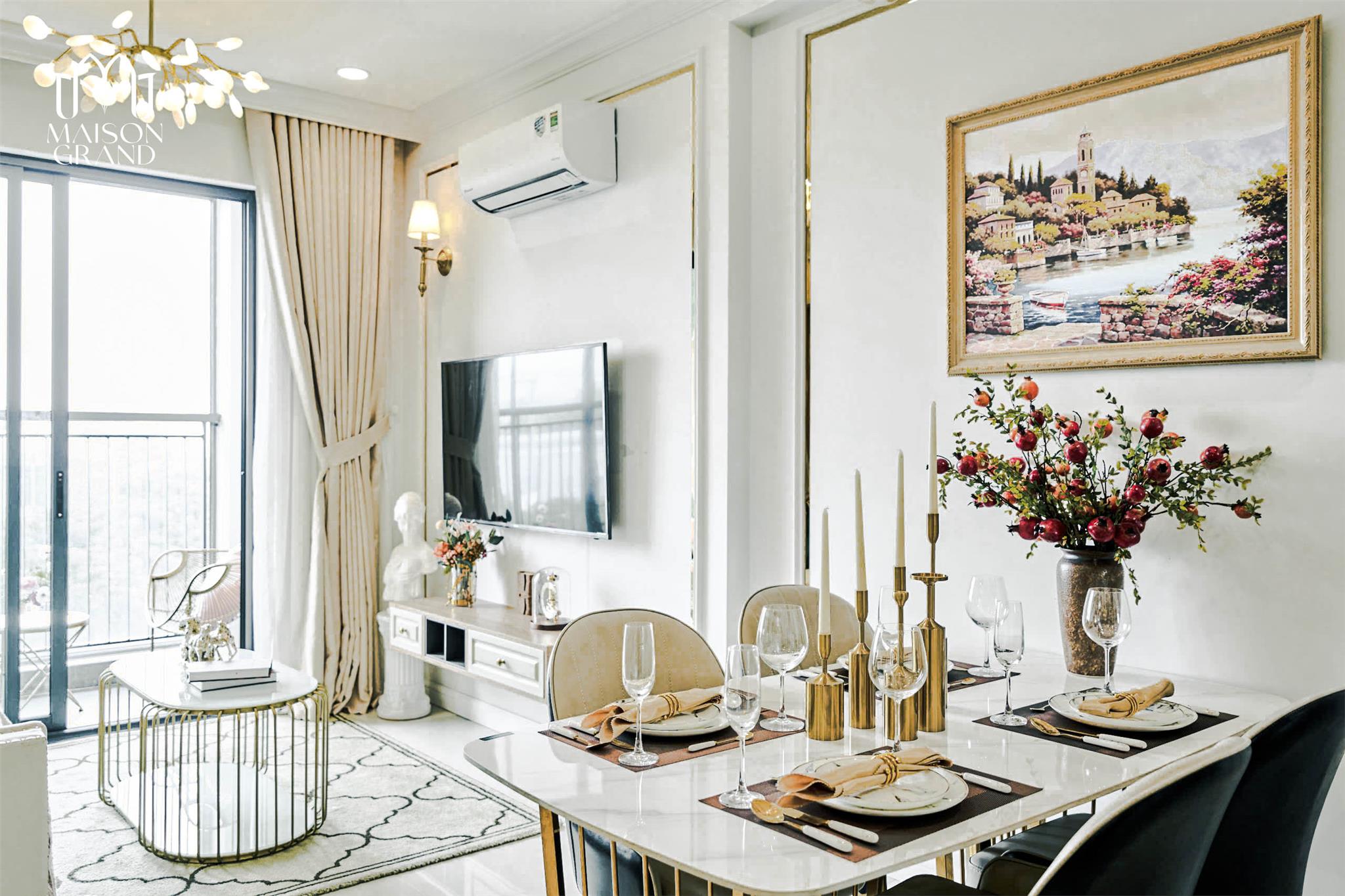 BÁN CĂN HỘ 1PN 50m² – TRUNG TÂM KCN PHÚ MỸ, MAISON GRAND 1,65 TỶ - Ảnh 1