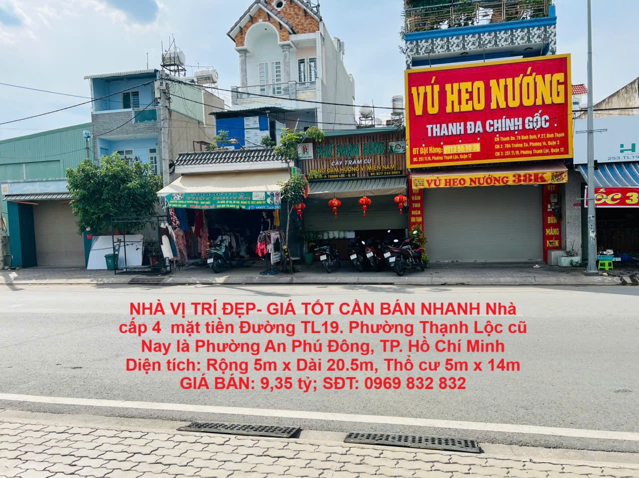 NHÀ VỊ TRÍ ĐẸP- GIÁ TỐT CẦN BÁN NHANH Nhà cấp 4  mặt tiền Đường TL19. Phường Thạnh Lộc cũ - Ảnh chính