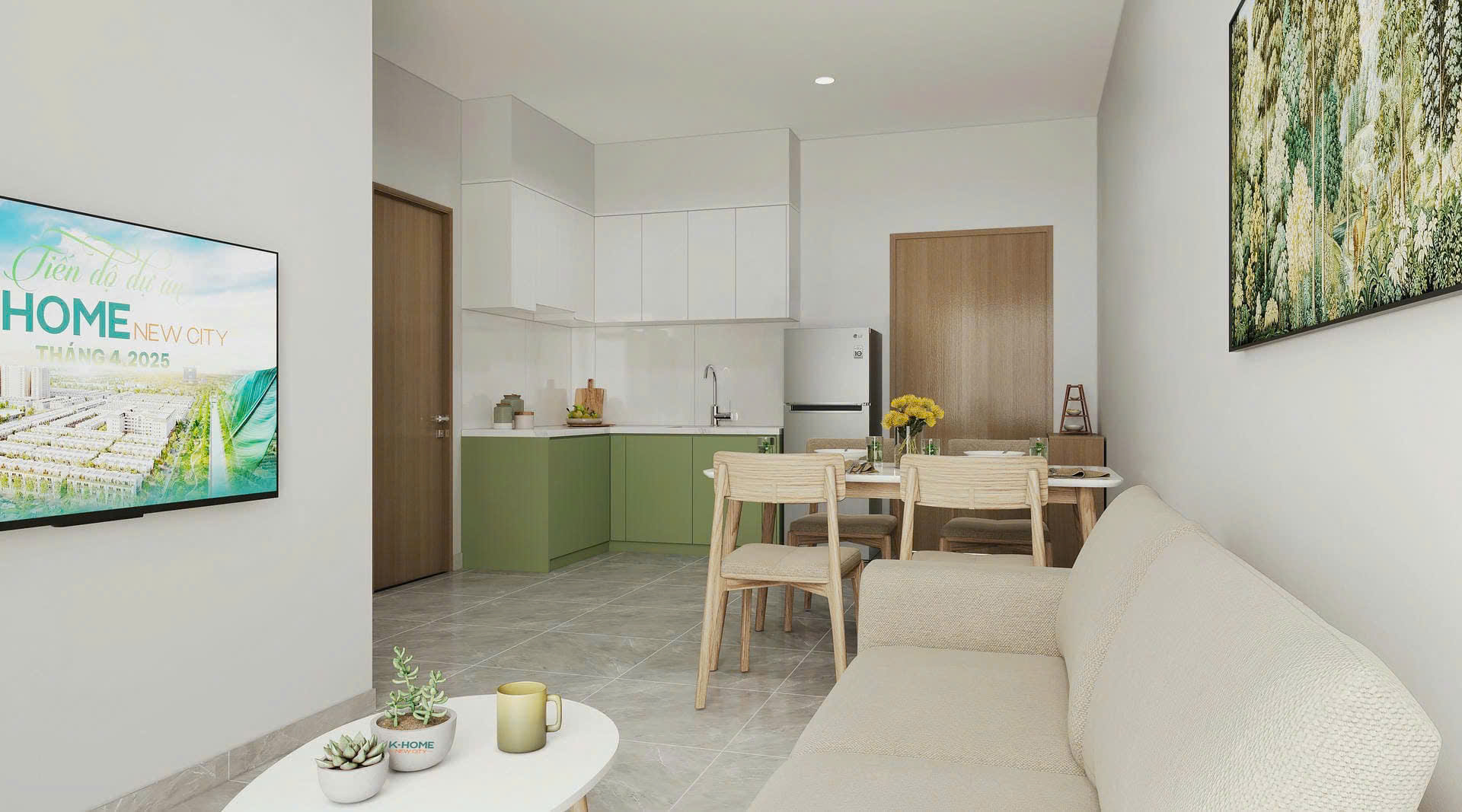 Căn hộ K‑Home 1 phòng ngủ, giá tốt dưới 1 tỷ – Vị trí đắc địa, tiện ích đủ đầy - Ảnh 4