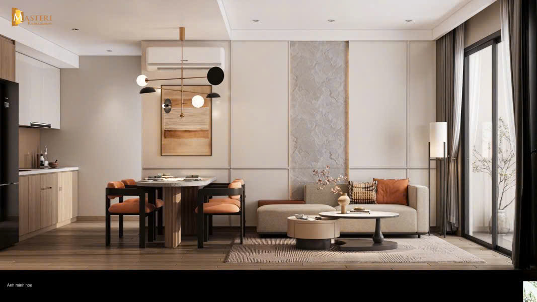 Masteri Rivera căn hộ 2PN tầng cao, view pháo hoa, giá tốt cho nhà đầu tư doanh thu 40-50 tr/tháng - Ảnh 1