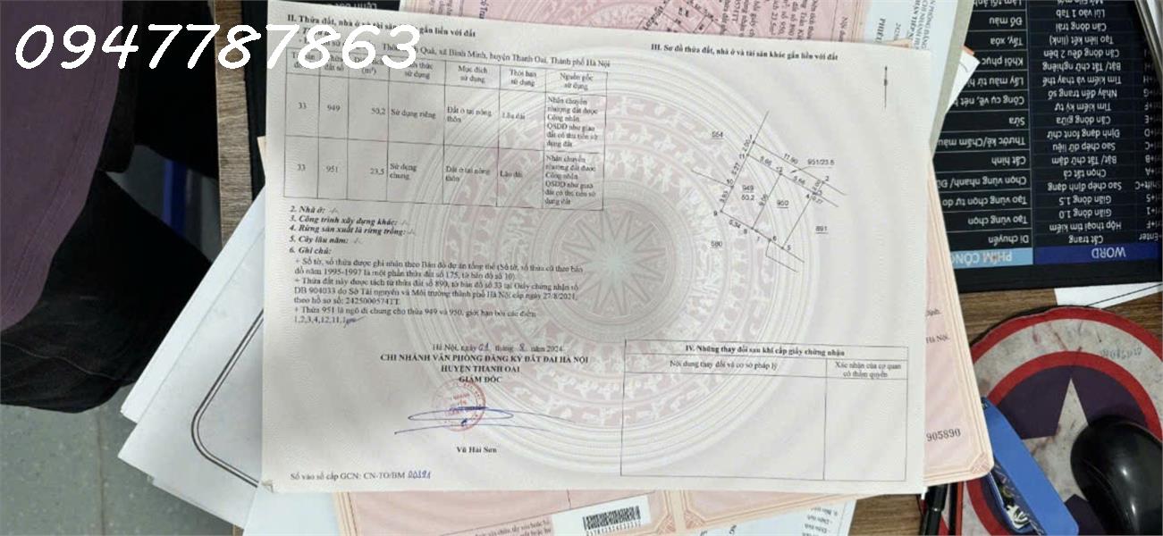 Bán nhà Ngô Long Bình Minh Thanh Oai - Ảnh chính
