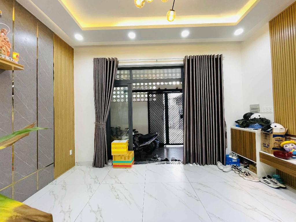 BánNhà Căn góc 2mặt thoáng, gần MT Lê Đức Thọ, P16, GòVấp 5x14m, 5tỷ8 - Ảnh 1