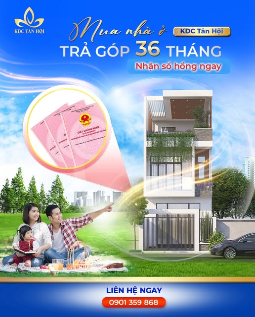 MUA NHÀ KDC TÂN HỘI – TRẢ GÓP 36 THÁNG, NHẬN SỔ HỒNG NGAY! - Ảnh chính