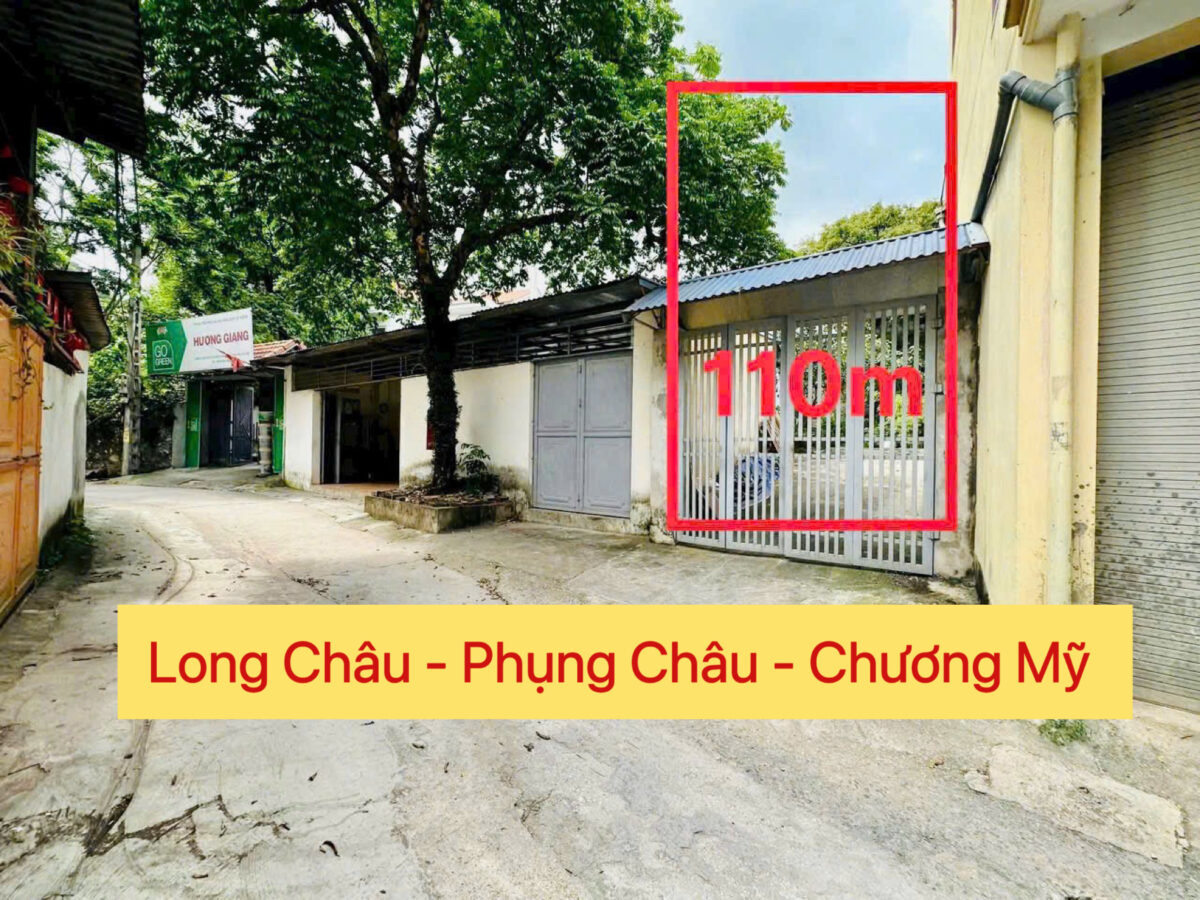 CHÍNH CHỦ CẦN BÁN LÔ ĐẤT 110M TẠI LONG CHÂU-PHỤNG CHÂU-CHƯƠNG MỸ-HÀ NỘI - Ảnh chính