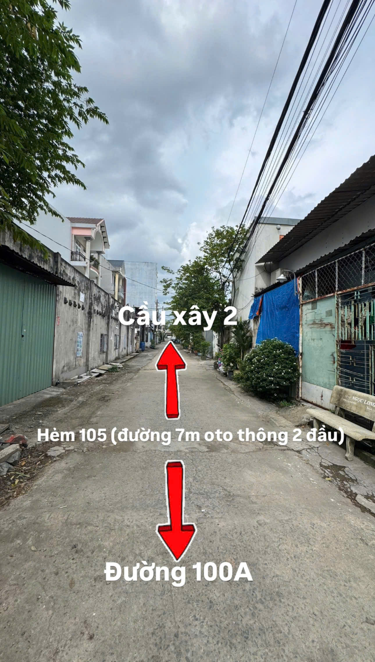 Nhà hxh đường cầu xây 2 DT 70m  nhà 1 lầu giá tốt - Ảnh chính