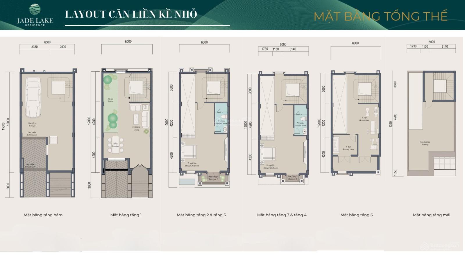 Bán nhà liền kề Jade Lake Residence khu hành chính mới quận Bắc Từ Liêm - Ảnh 3