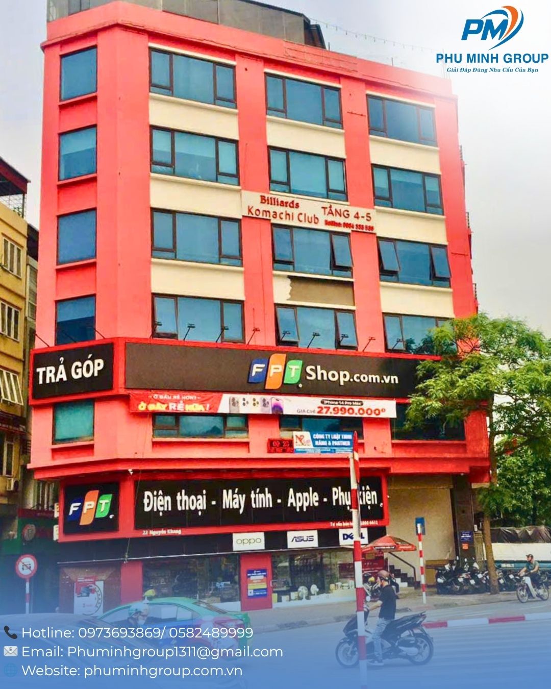 CHO THUÊ VĂN PHÒNG – MẶT BẰNG TẠI 22 NGUYỄN KHANG, LÔ GÓC 2 MẶT TIỀN SẦM UẤT - Ảnh chính