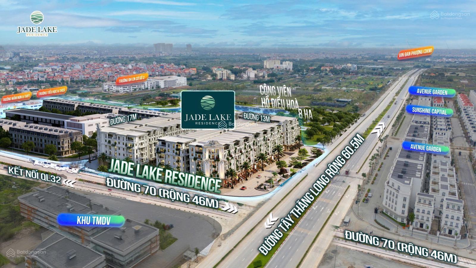 Liền kề 6 tầng 1 hầm 1 tum Jade Lake - Tây Thăng Long giá 27,6 tỷ - Ảnh 1