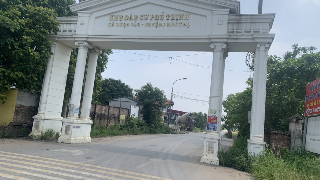 BÁN ĐẤT ĐẤU GIÁ CẦU LỌC_NGỌC TẢO_PHÚC THỌ_GẦN KCN NAM PHÚC THỌ_200M RA ĐƯỜNG 32 _Ô TÔ ĐỖ CỬA - - Ảnh chính