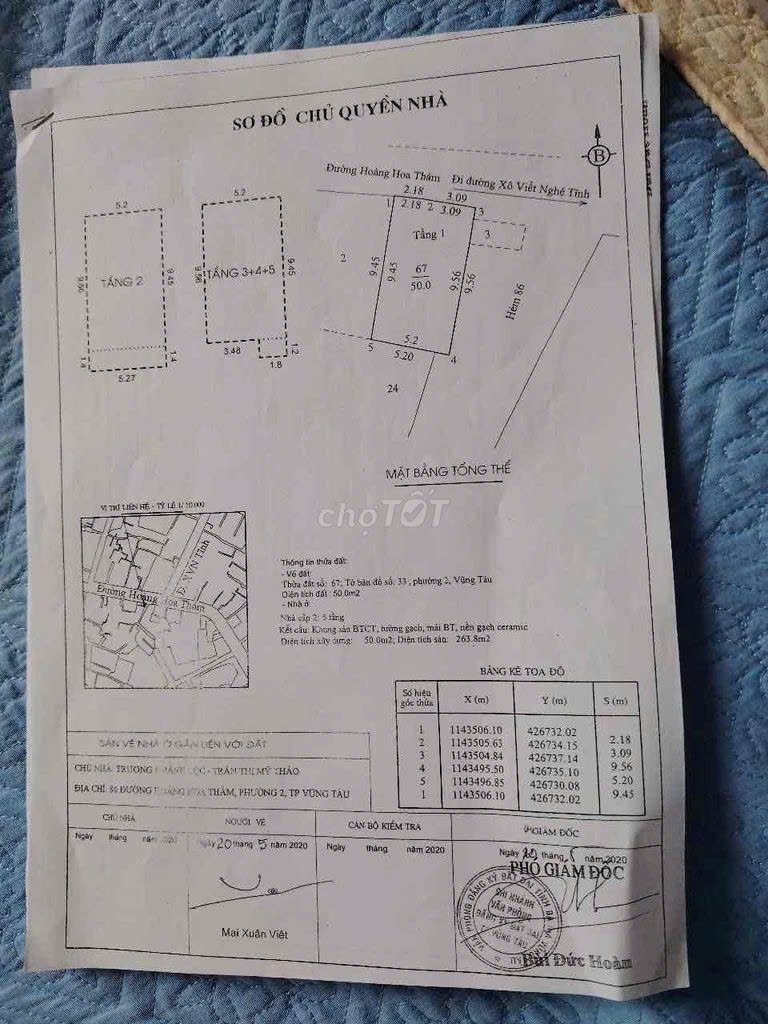NHÀ MẶT PHỐ - CHÍNH CHỦ - MẶT TIỀN Đường Hoàng Hoa Thám, Phường 2, TP Vũng Tàu, Bà Rịa - Vũng Tàu - Ảnh 3