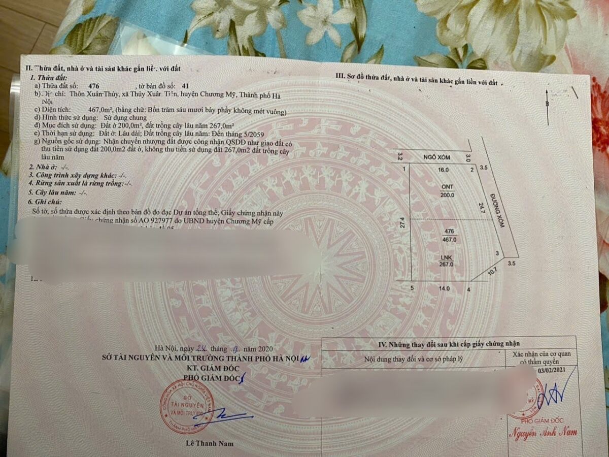 CHÍNH CHỦ CẦN BÁN LÔ ĐẤT 467M TẠI THỦY XUÂN TIÊN-CHƯƠNG MỸ-HÀ NỘI - Ảnh 3