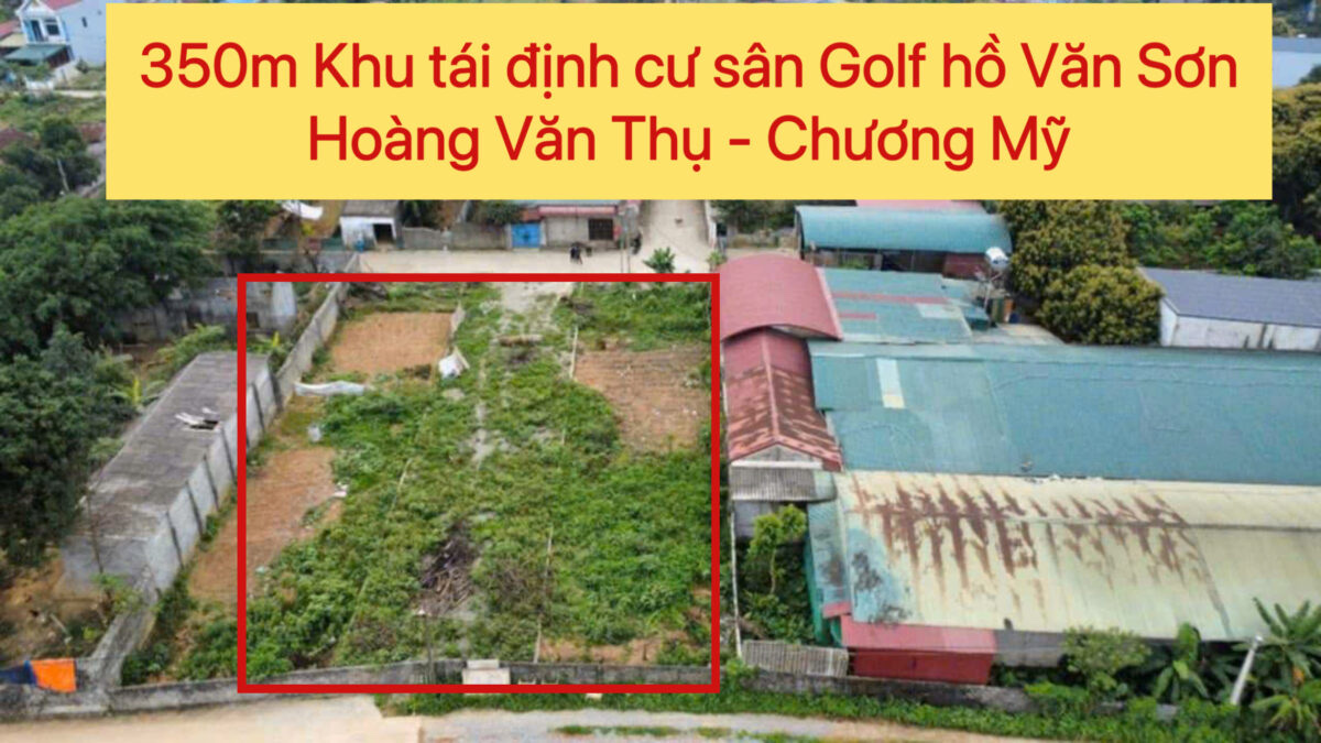 CHÍNH CHỦ CẦN BÁN LÔ ĐẤT 350M TÁI ĐỊNH CƯ TRẦN PHÚ-CHƯƠNG MỸ-HÀ NỘI - Ảnh chính