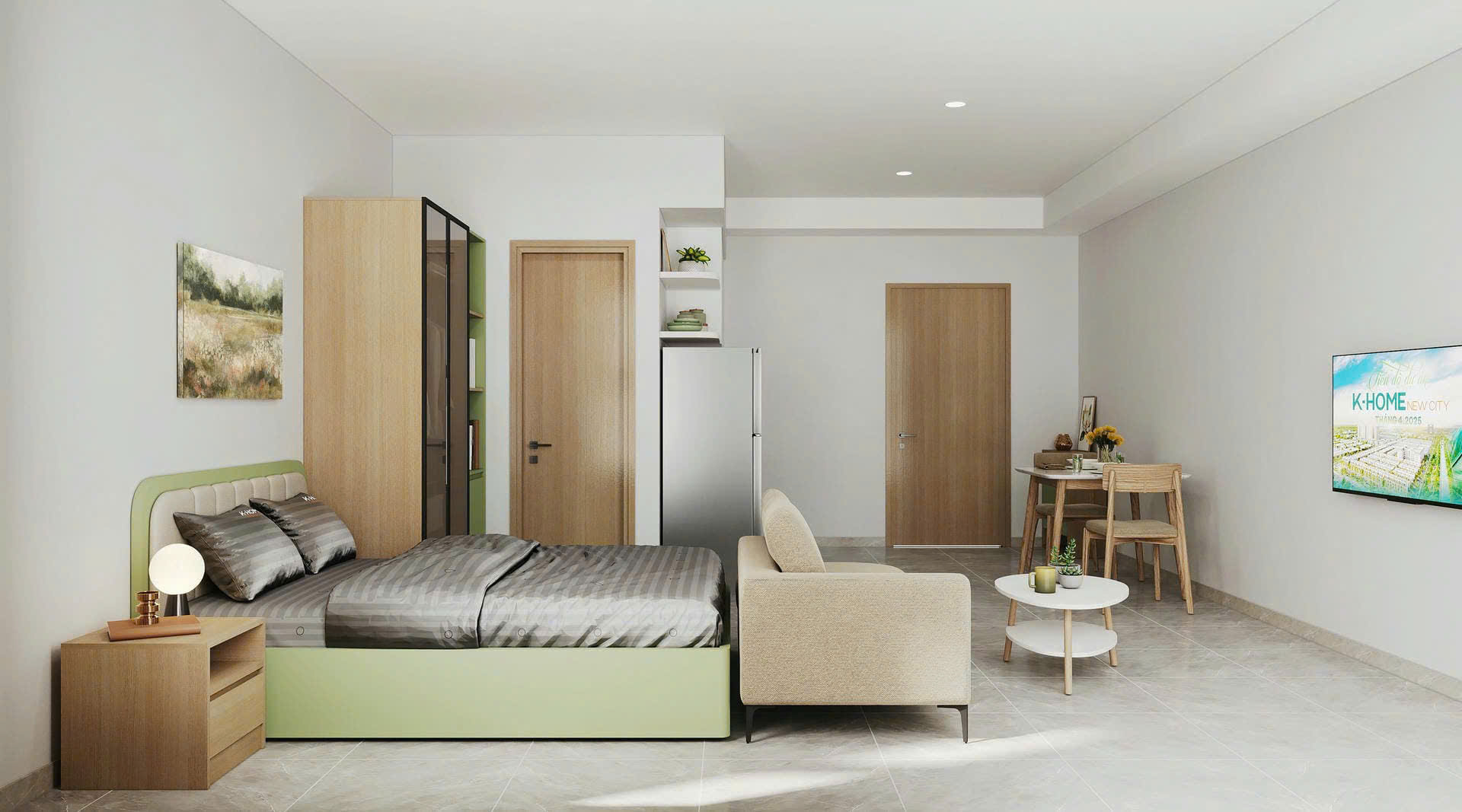 K-Home New City – Studio trung tâm hành chính số 2 - Ảnh 2