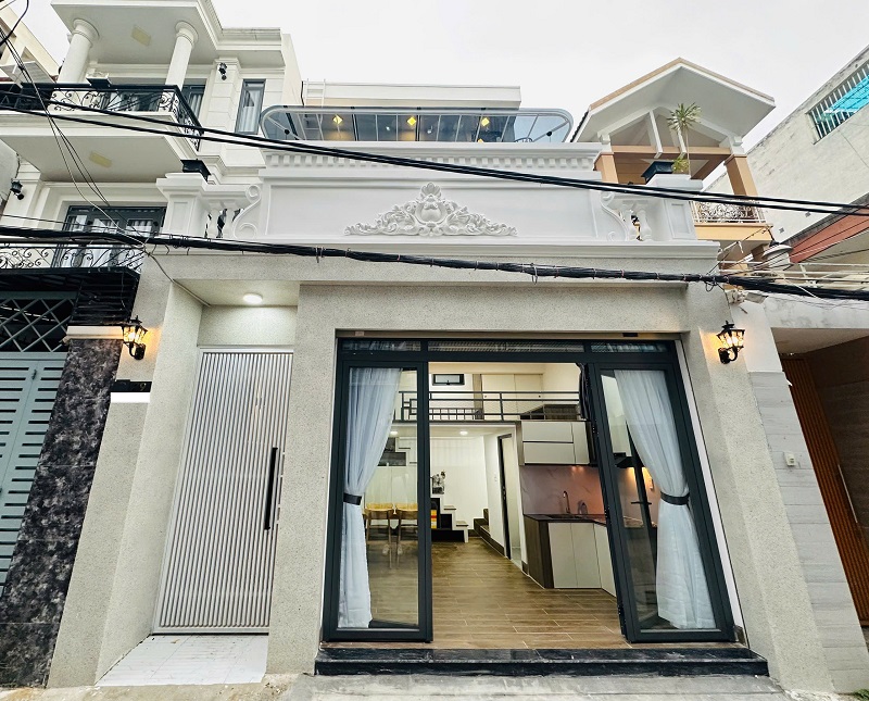 Bán CHDV HXH Lê Văn Thọ, P11, Gò Vấp, 128m2, 3 tầng, ngang 6,1m, dòng tiền 6%/năm - Ảnh chính