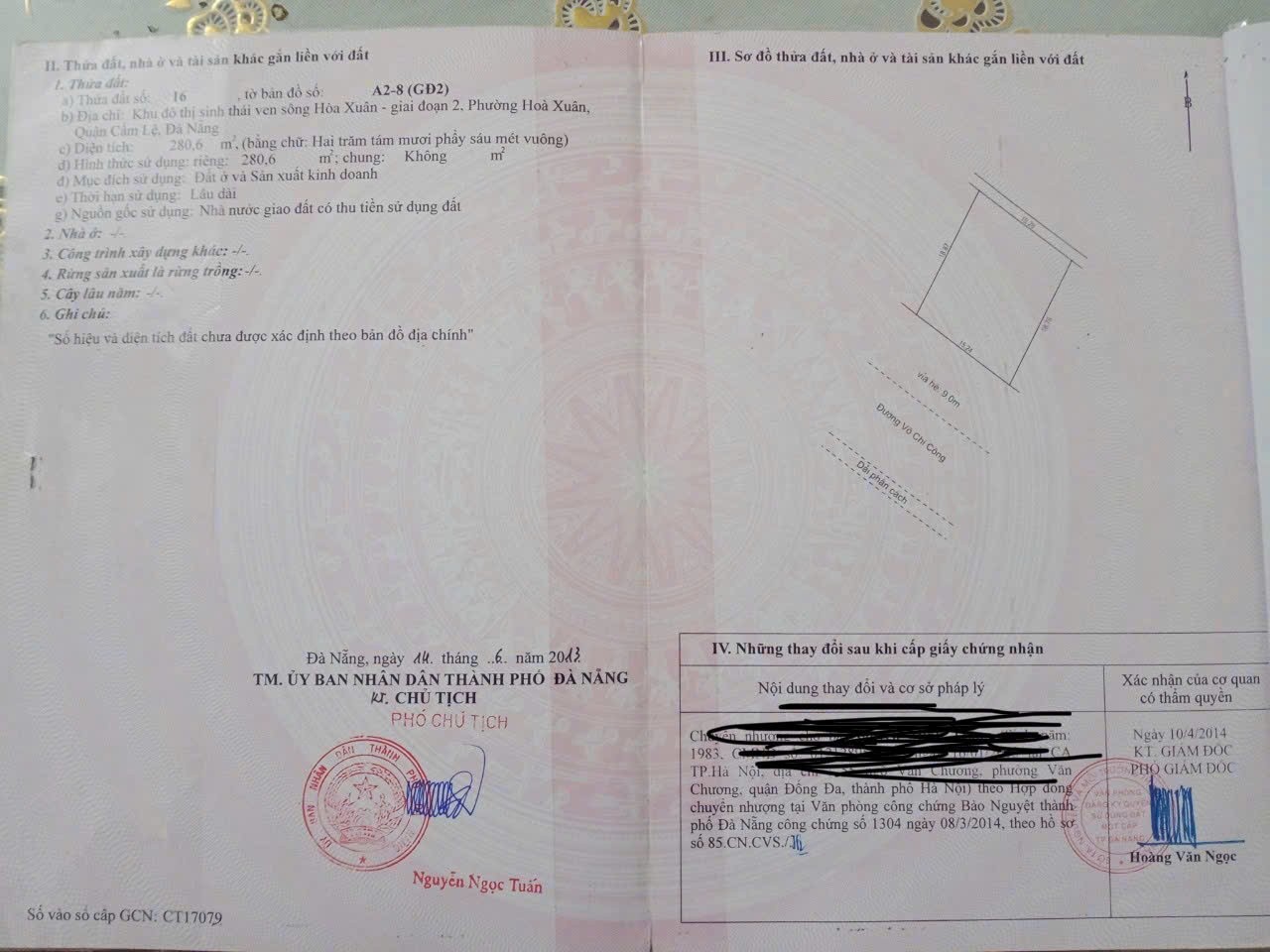 ĐẤT CHÍNH CHỦ - GIÁ ƯU ĐÃI Chính Chủ Cần Bán 3 Lô Đất Liền Kề Võ Chí Công, Xuân Hoà, TP Đà Nẵng. - Ảnh chính