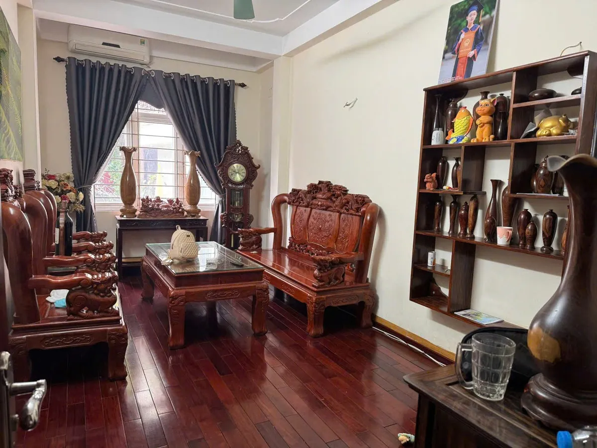 Bán nhà ngõ Đa Sỹ, Hà Đông, 50m2 x 5 tầng, 4PN, Sổ Đỏ, 9.85 tỷ, Ô tô tránh, nhà mới, ở luôn. - Ảnh 1
