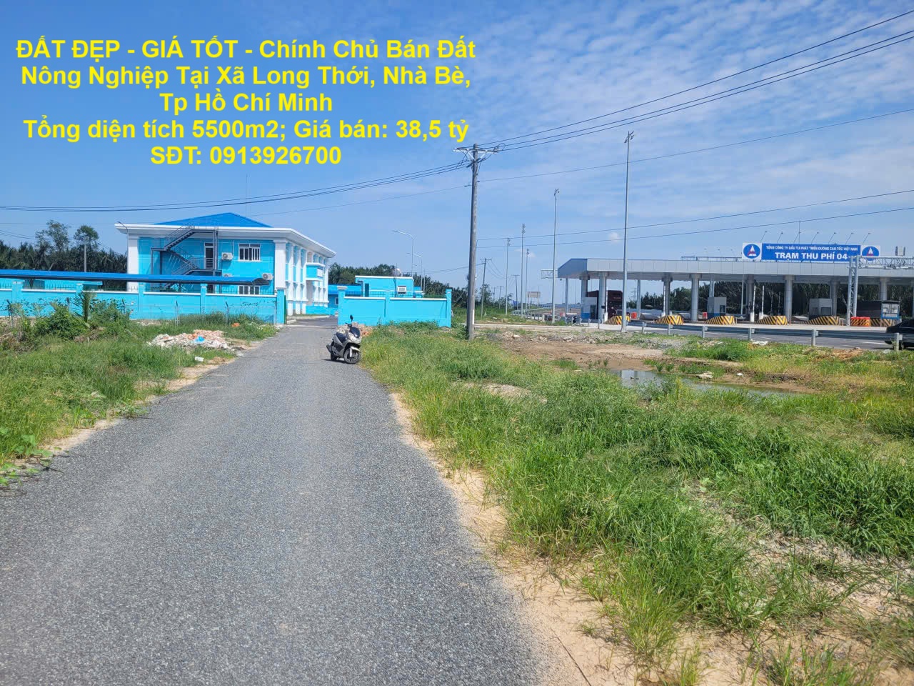 ĐẤT ĐẸP - GIÁ TỐT - Chính Chủ Bán Đất Nông Nghiệp Tại Xã Long Thới, Nhà Bè, Tp Hồ Chí Minh - Ảnh chính