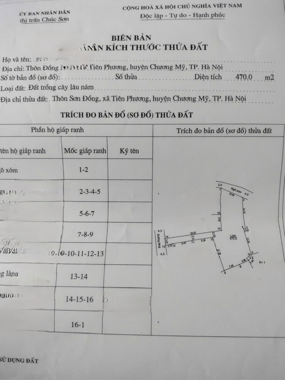 CHÍNH CHỦ CẦN BÁN LÔ ĐẤT 470 TẠI TIÊN PHƯƠNG-CHƯƠNG MỸ-HÀ NỘI - Ảnh 4