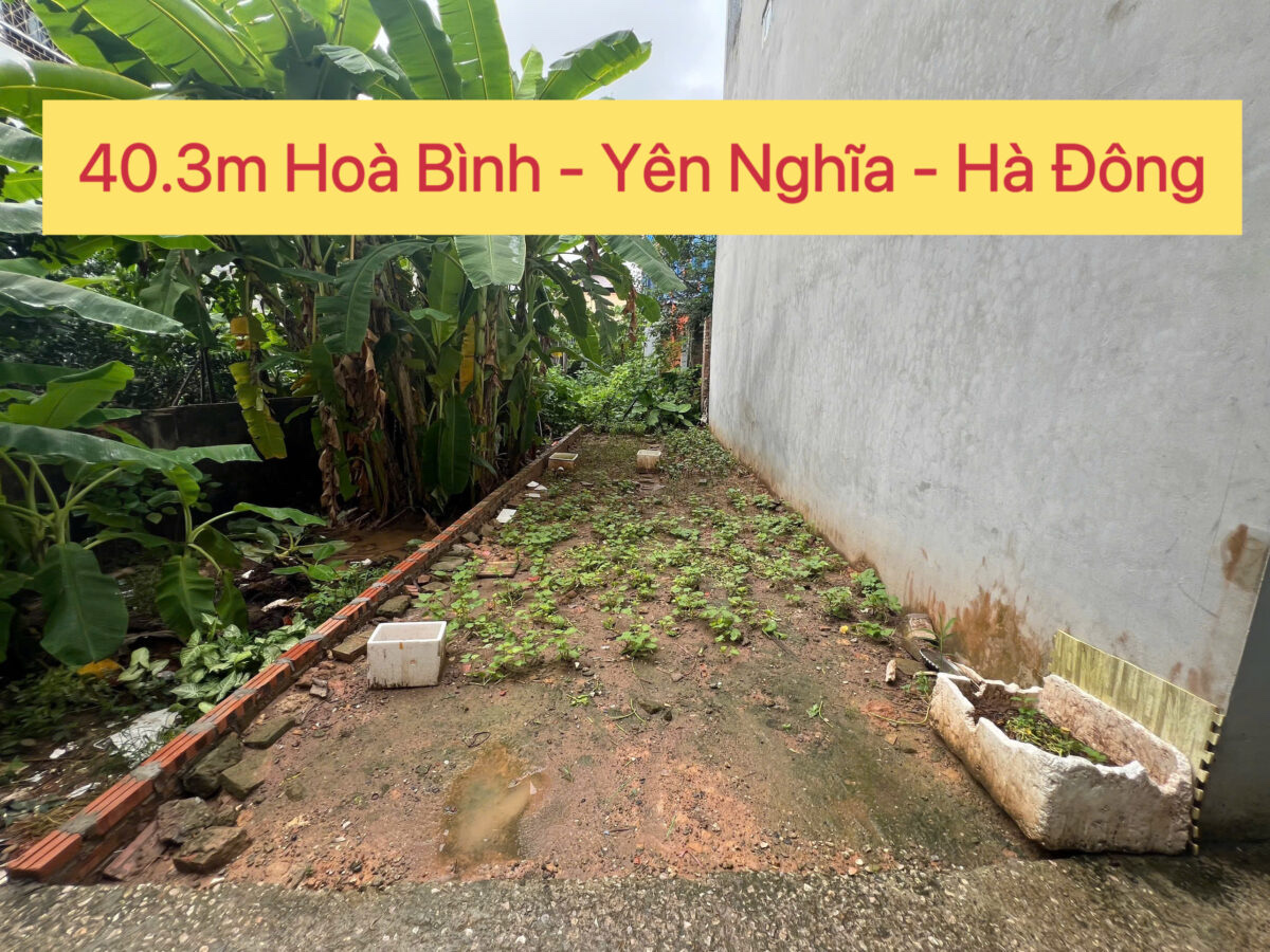 CHÍNH CHỦ CẦN BÁN LÔ ĐẤT 40,3M TẠI TỔ 15 YÊN NGHĨA-HÀ ĐÔNG-HÀ NỘI - Ảnh chính
