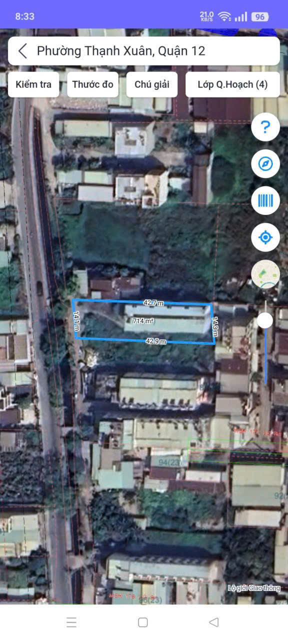 BÁN ĐẤT ĐẸP P.THỚI AN – NỞ HẬU TÀI LỘC – FULL THỔ CƯ – 714M² GIÁ CHỈ 24 TỶ - Ảnh chính