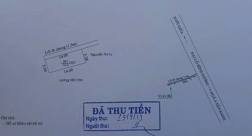 Bán đất giá rẻ, full thổ cư, cách đại lộ Bình Dương chỉ 100m. Phú Cường, Tp Thủ Dầu Một cũ - Ảnh 3