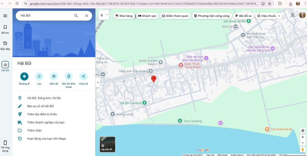 BÁN NHANH LÔ ĐẤT ĐẸP - GIÁ TỐT - VỊ TRÍ ĐẸP TẠI XÃ HẢI BỐI, ĐÔNG ANH, HÀ NỘI - Ảnh 1